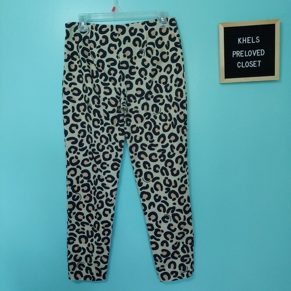 LOVE Moschino Leopard Print Pants, size 6 - Picture 5 of 15